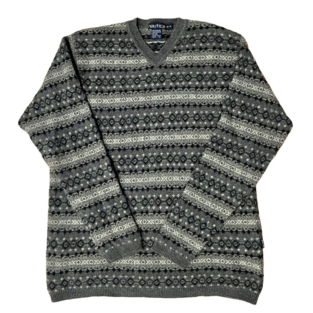 Vintage Nautical Wool Sweater